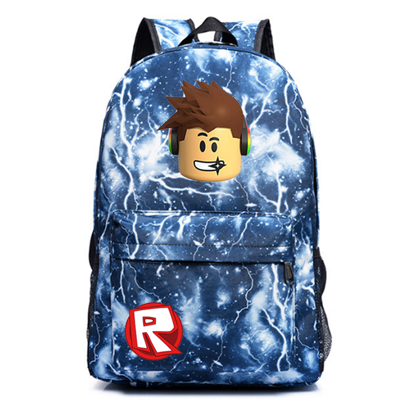 Roblox Red Nose Day Roblox Character Avatar Blue Flash Backpack School Nothingbutgalaxy - flame backpack texture roblox