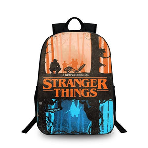 Stranger Things Chief Hopper Backpack School Bag Kids Daypack