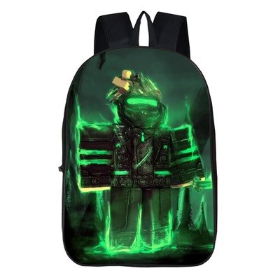 Anime Game Roblox Student School Bags Casual Boys Girls Backpack - roblox canvas backpack bagother cartoonanime