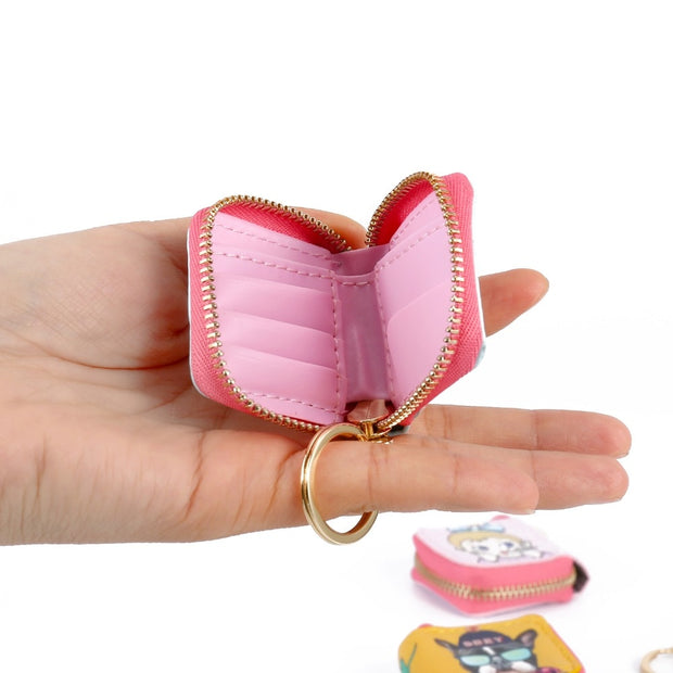 mini coin purse keychain