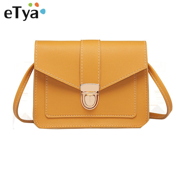 simple leather shoulder bag