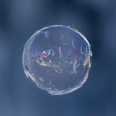 frozen bubble, ice, collapsing bubble, ice crystals, outdoor bubbles