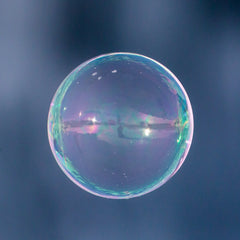 frozen bubble, floating bubble, reflection, abisko, dr zigs