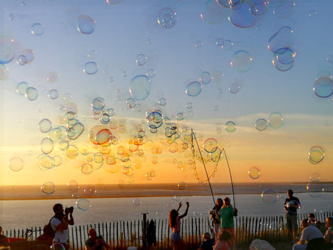 Dr Zigs Eco Bubbles at Sunset at the Dune du Pilat 