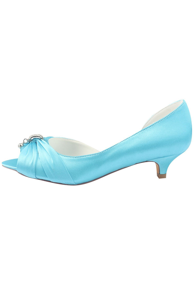 turquoise evening shoes