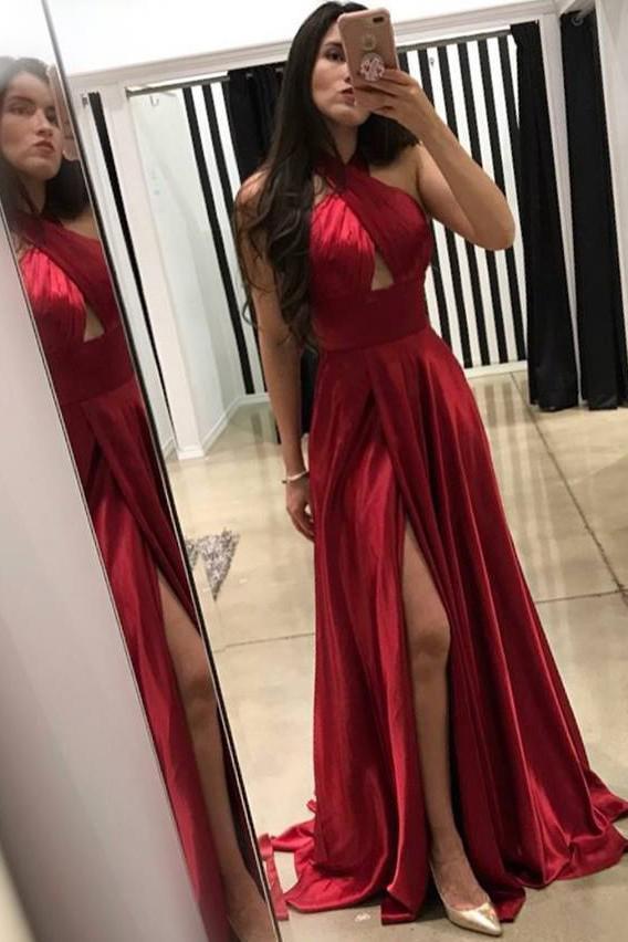 red evening dresses uk