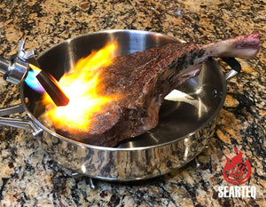 SearTeq - Searing Torch for Sous Vide, Slow and Pressure Cooker - A Perfect Sear vs