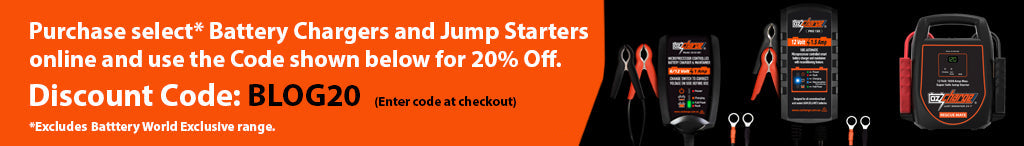 20% off Chargers Jump Starters Promo