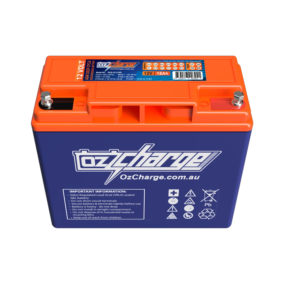 small 12 volt deep cycle battery