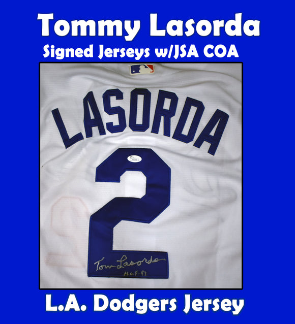 tommy lasorda dodgers jersey