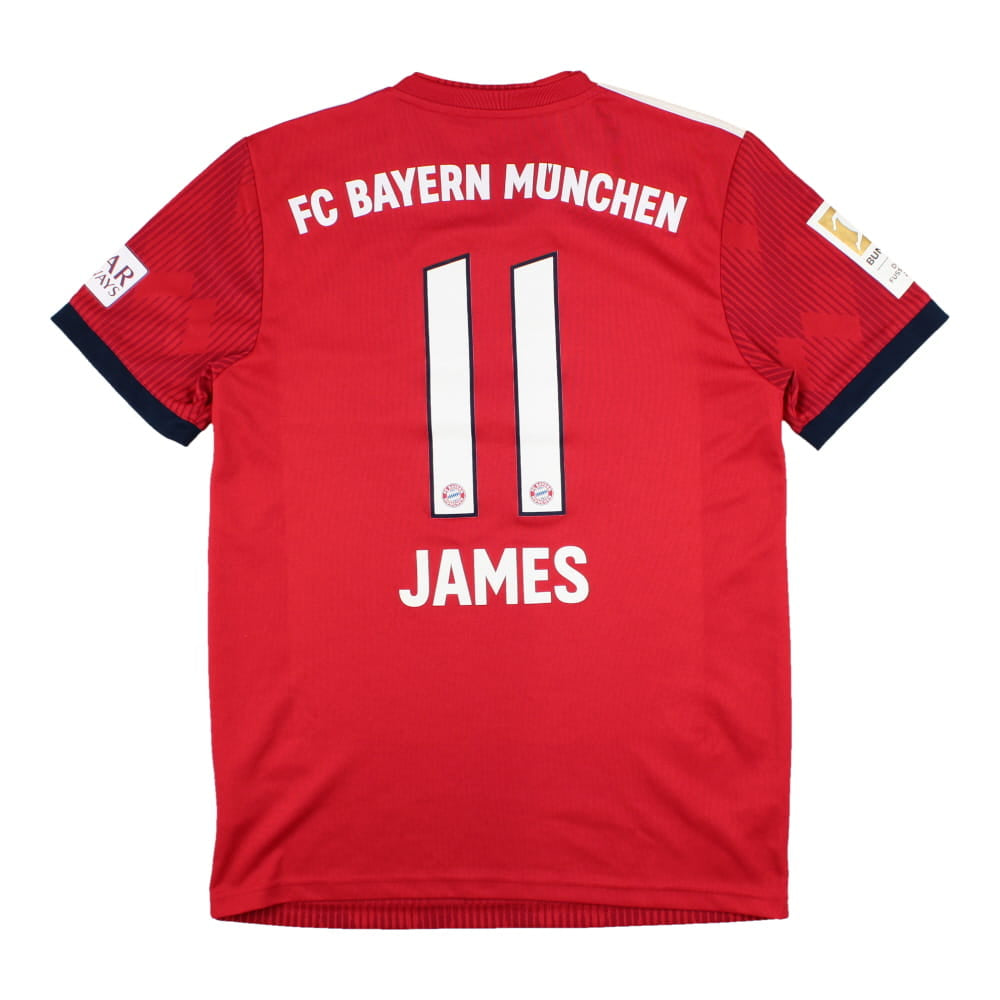 Bayern Munchen No18 Bernat Home Long Sleeves Jersey