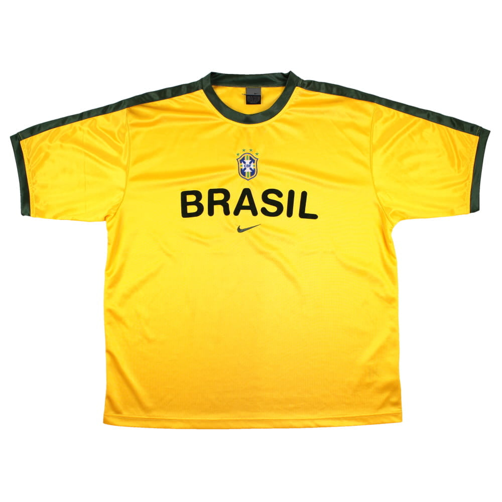 Brazil 2014-2015 Nike Training Shirt (S) (Mint)