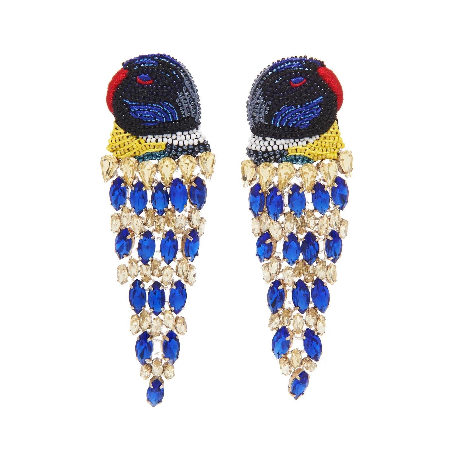 Parrot Lux Earring - Navy
