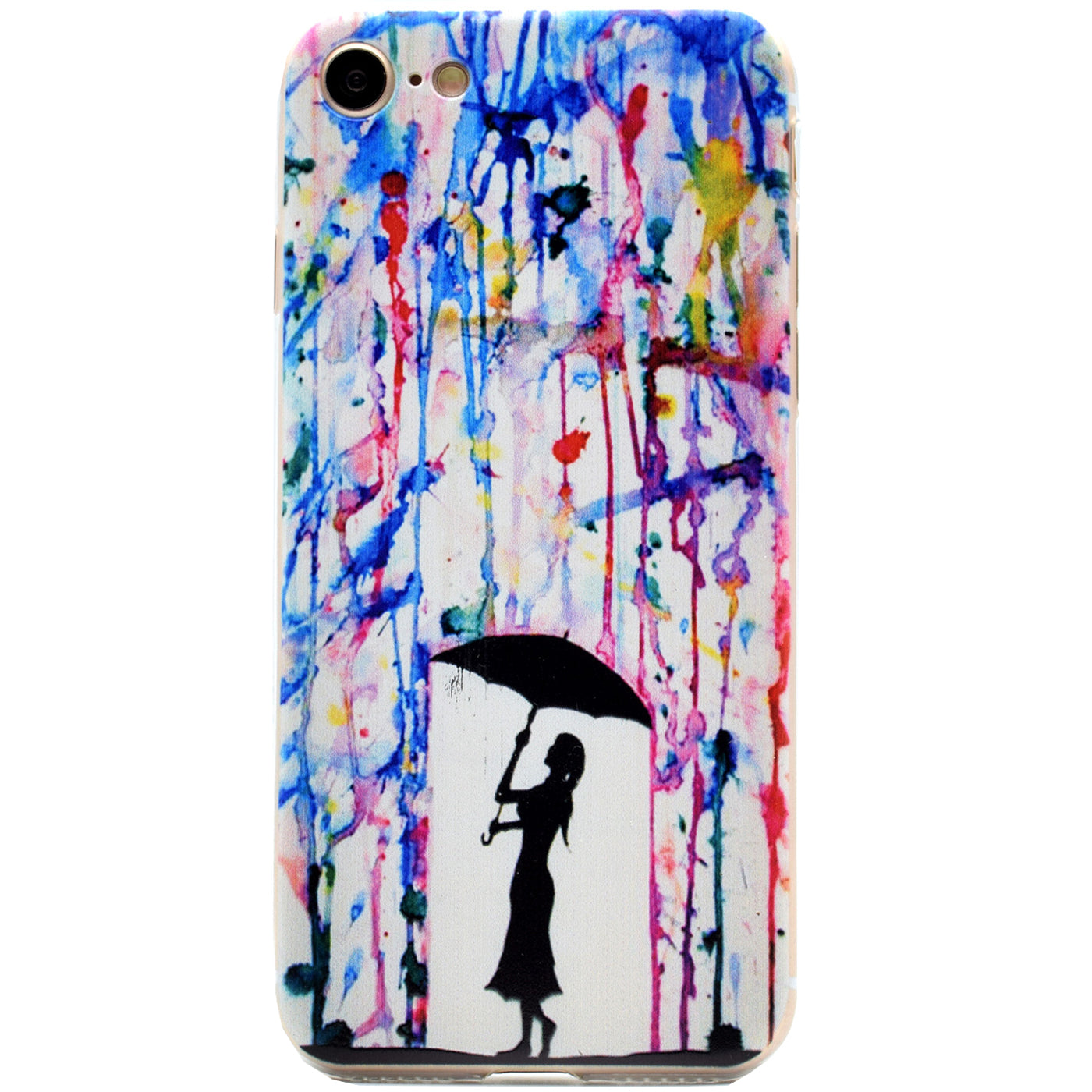 Embossed Pattern Case Iphone 7 And 8 47 Rainbow Rain