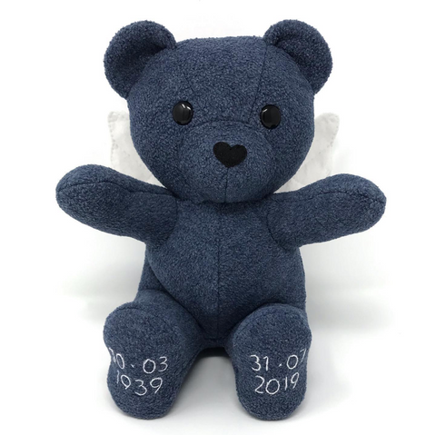 Memorial Angel Teddy Bear – Nestling Keepsakes