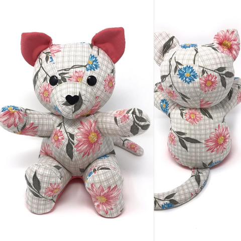 Animal en peluche Memorial Kitty Cat