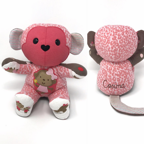 bébé souvenir singe animal en peluche