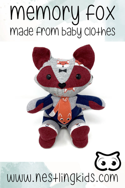 baby keepsake memory fox