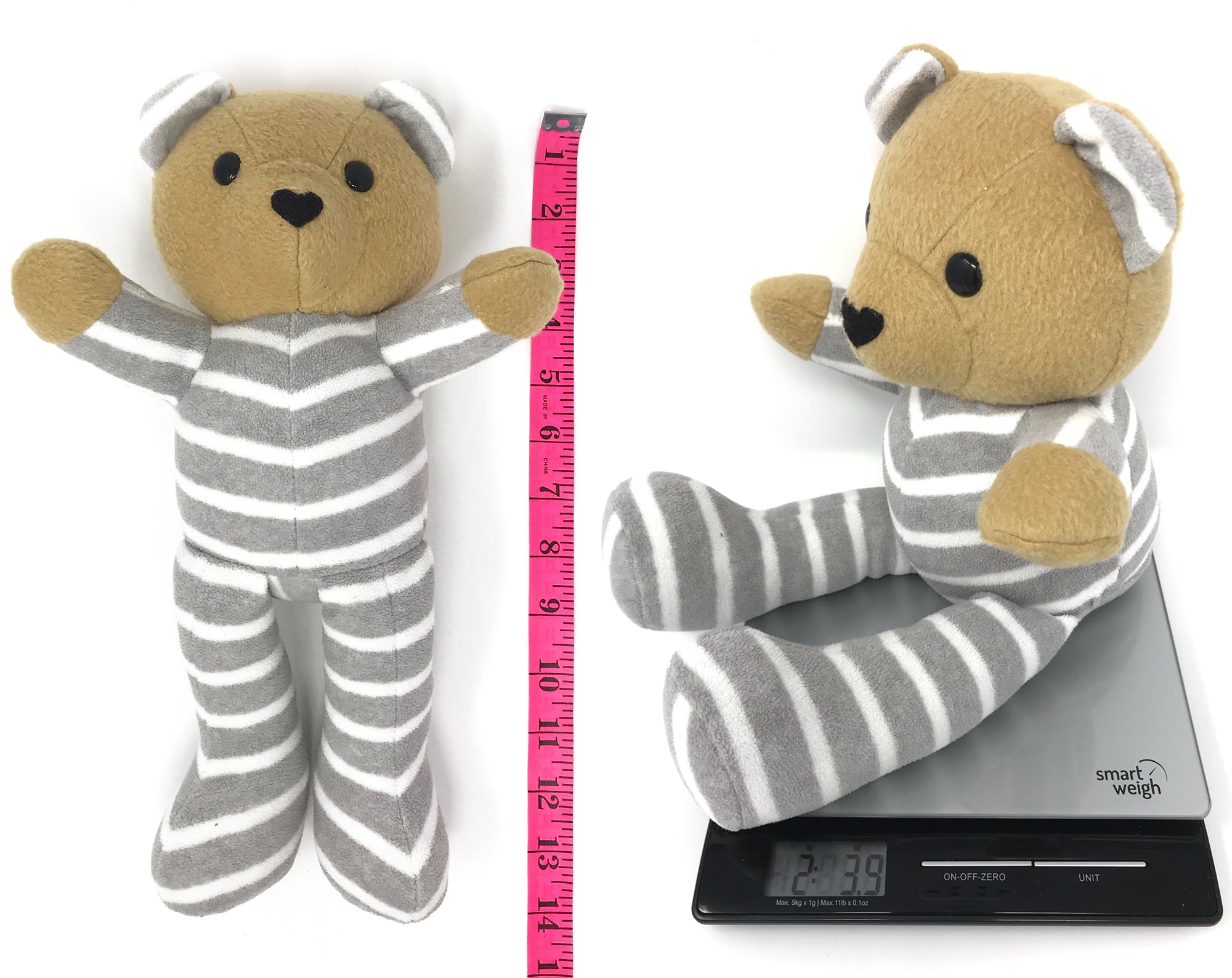 keepsake bear made from baby clothes
