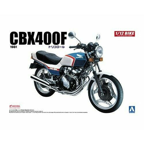 Aoshima 1/12 Honda CBX400F TRICOLOR New