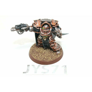 Warhammer Chaos Space Marines Captain in Cataphractii Armour Well Painted -JYS71 - Tistaminis