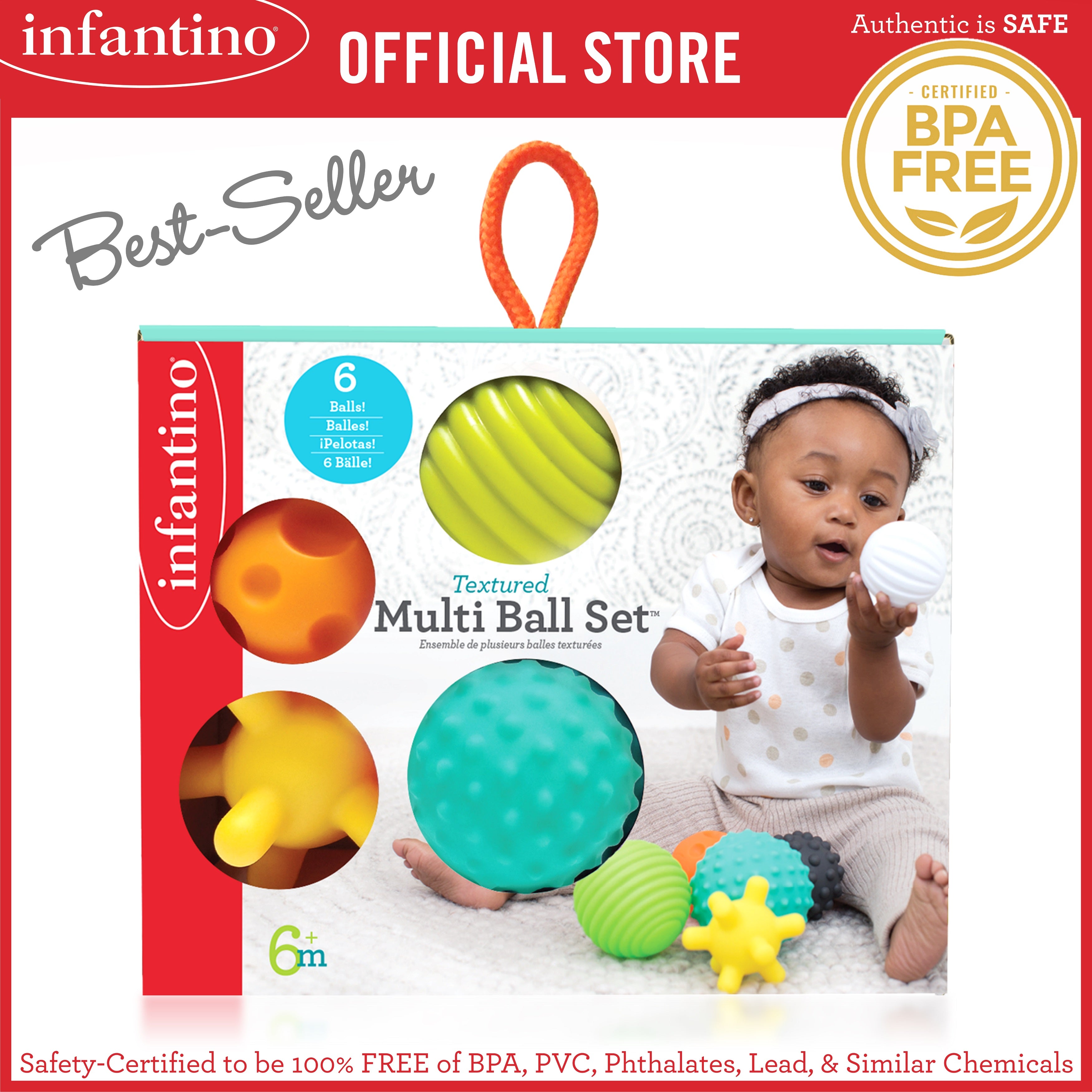 infantino sensory textured multi ball set