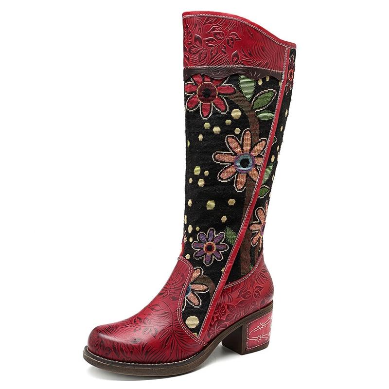 Boots Boho Leather Handcrafted - Trubelle
