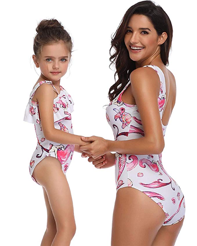 mum daughter swimwear