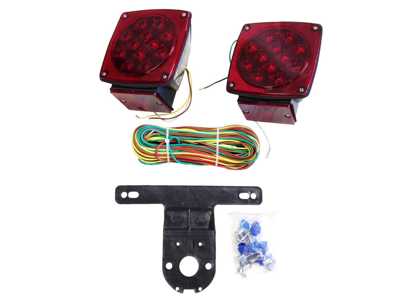 Submersible Underwater Led Tail Rear Waterproof Lights Kit for Car Trailer Boat - JABETC