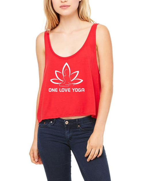 Silver Lightning Apparel One Love Yoga Flowy Boxy Tank Top