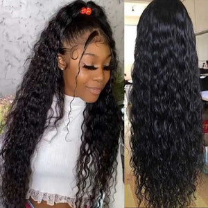 cheap water wave lace front wig