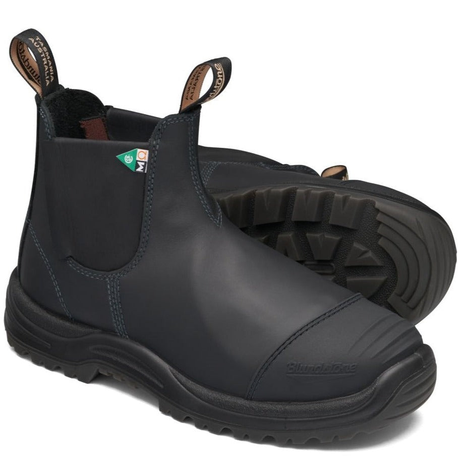 BLUNDSTONE 163 WORK SAFETY BOOT IN BLACK the Urban Shoe Myth