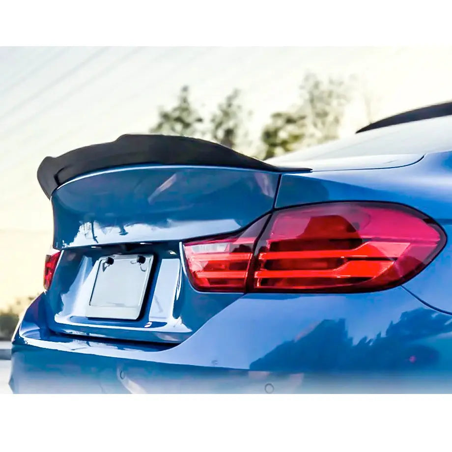 BM F33 4-Series PSM Style Gloss Black Boot Spoiler (14-20)