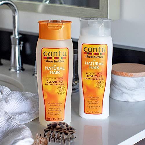 Cantu Shea Butter for Natural Hair Sulfate-Free Cleansing Cream Shampoo, 13.5 Ounce : Beauty