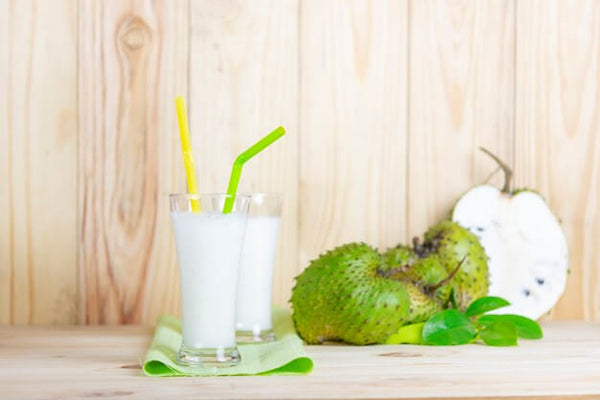 soursop in fruit and juice
