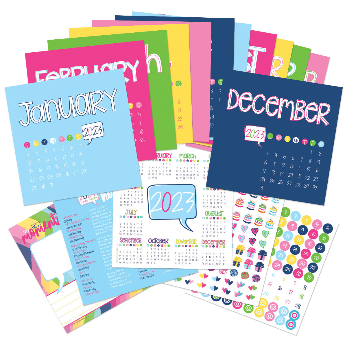 Homework Organizer Kids Student Calendar Planner Printable