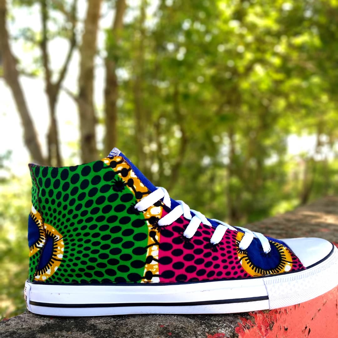 Are your Chuck getting worn out? are some African print ideas to bring them back to - Face2Face Africa