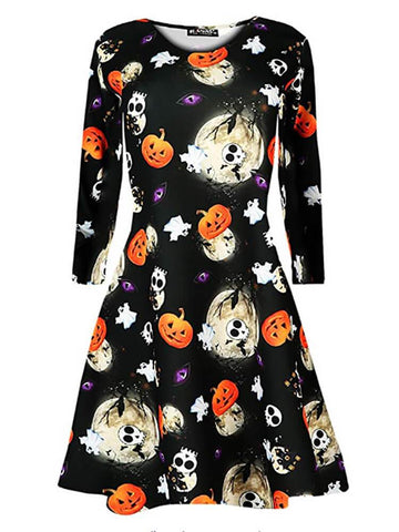 Halloween pumpkin dress