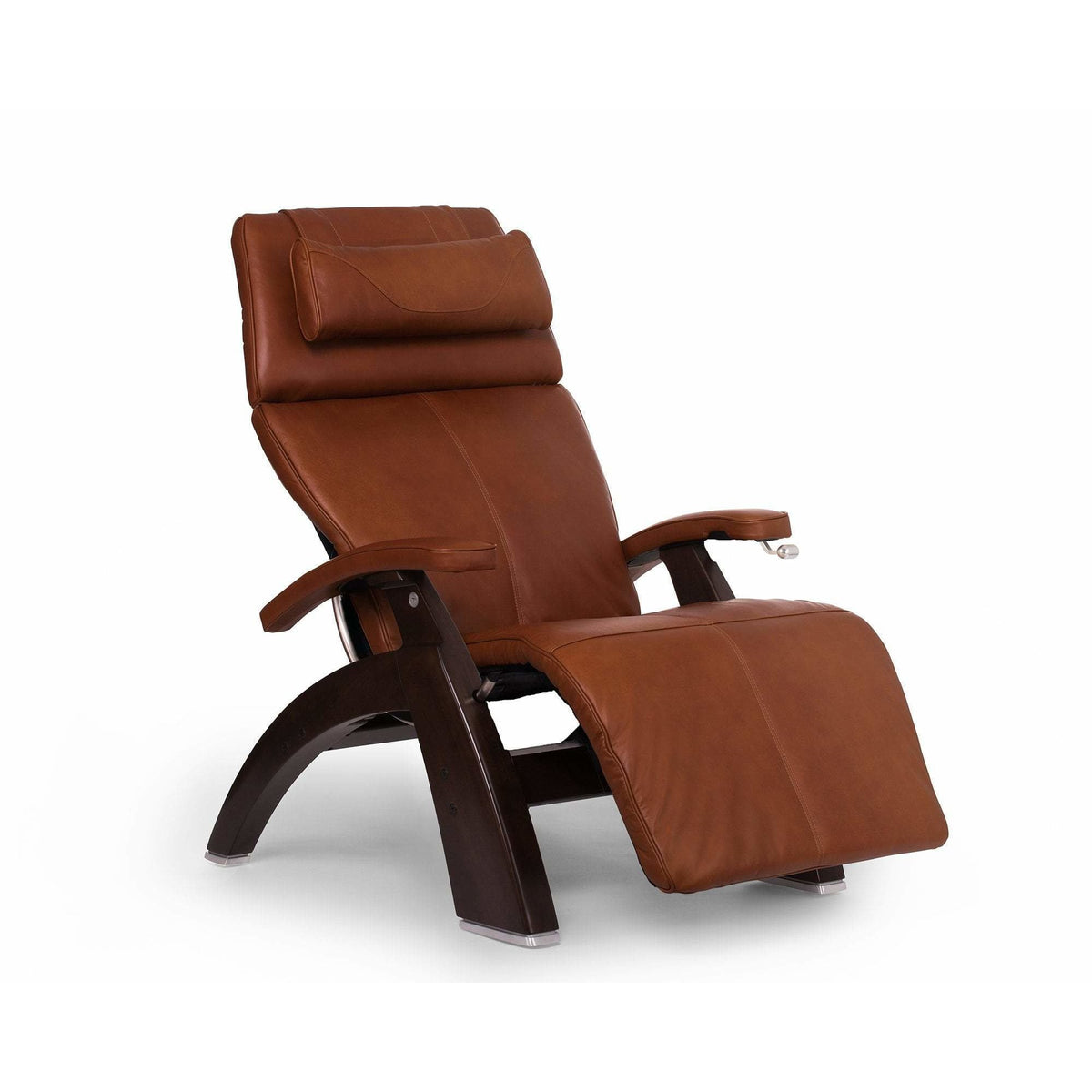 Relaxation & Reception Ivory / Dark Walnut Human Touch Perfect Chair Deluxe Zero Gravity Chair with Jade Heat Option