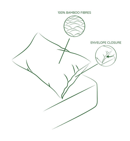 bambaw bamboo pillowcases composition