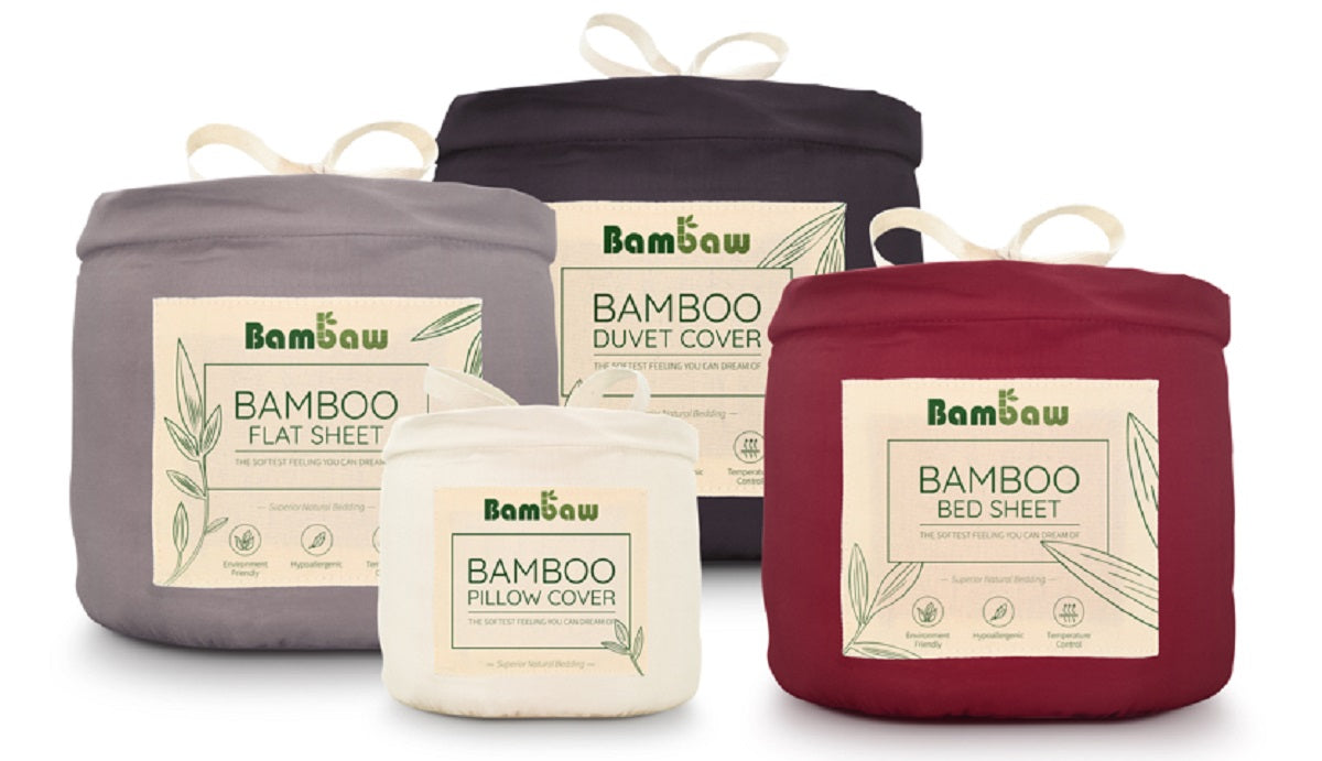 Bambus-Baumwoll-Satin Kissenbezug 70x80 mit Zierleiste Bamboo streifen,  weiß Darymex