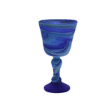 Blue hebron glass wedding