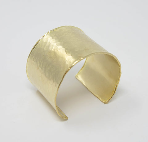 hammered_brass_cuff_bracelet_gold