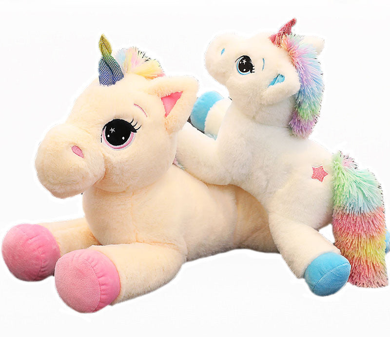 rainbow unicorn soft toy