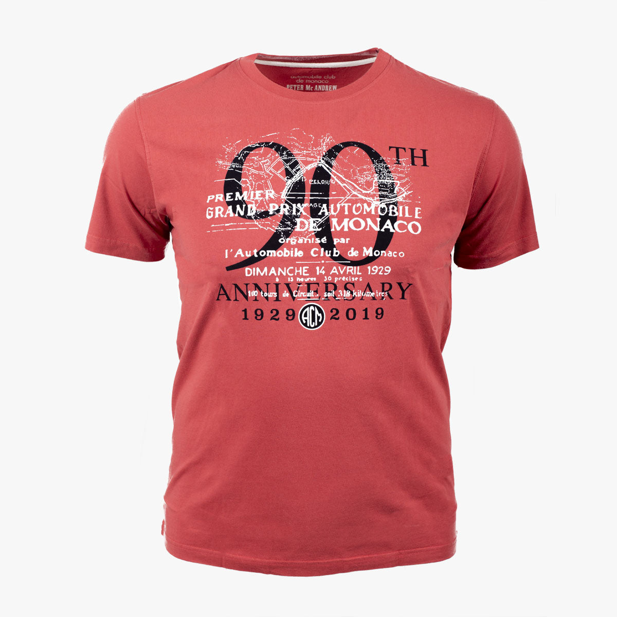 T-shirt Rouge 90eme Grand Prix de Monaco
