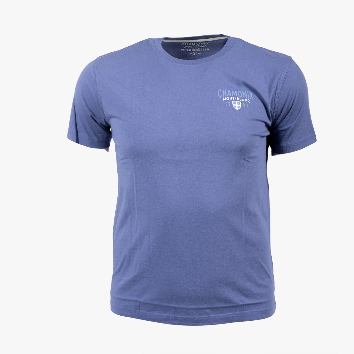 T-shirt Chamonix Mont-Blanc Bleu