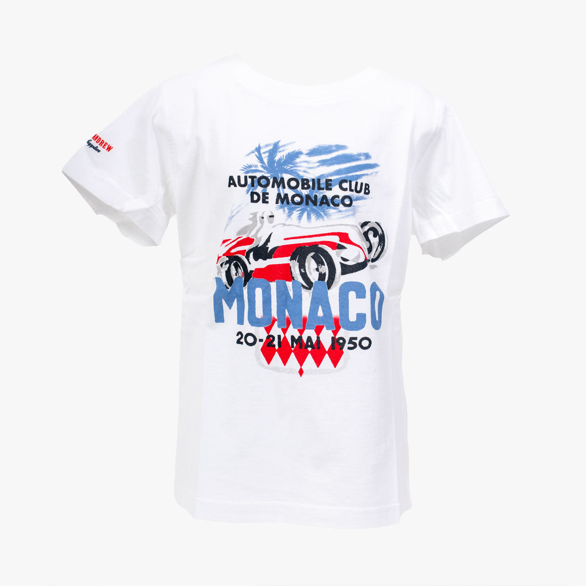 T-shirt junior Automobile Club de Monaco Blanc