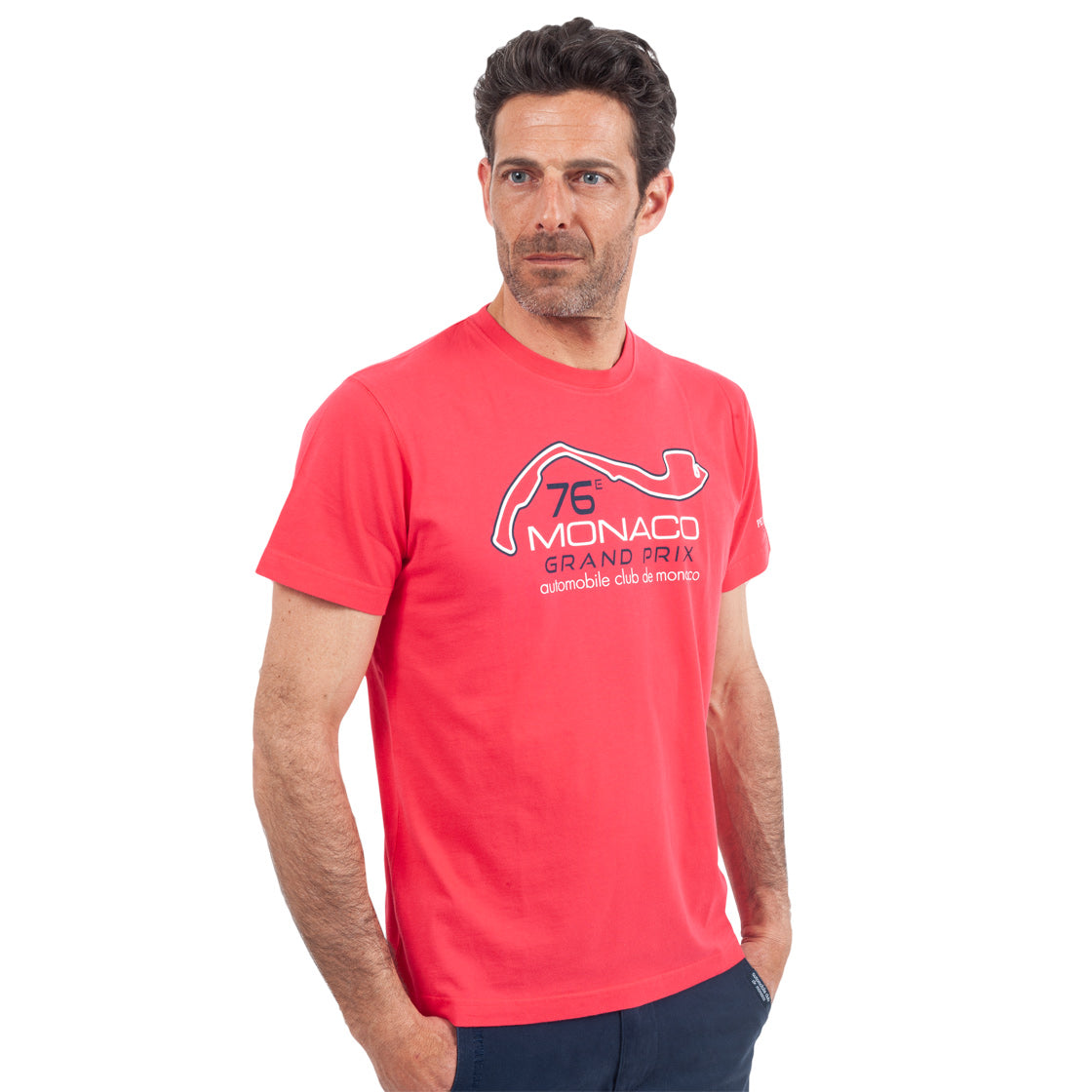 T-shirt Circuit Grand Prix de Monaco - Rose