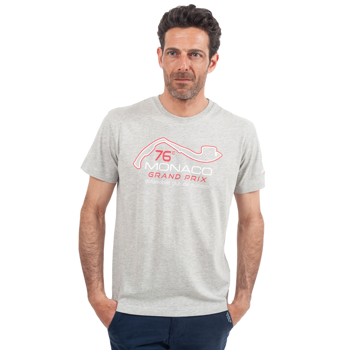 T-shirt Circuit Grand Prix de Monaco - Gris