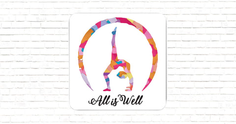 All is Well "Backbend" Magnet